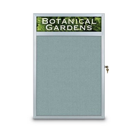 United Visual Products Open Faced Traditional Corkboard, 60x48" UV644A-WHITE-FORBO